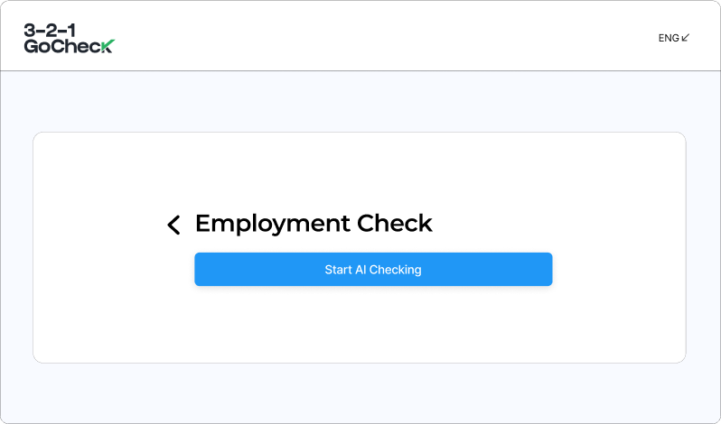 Employment check AI